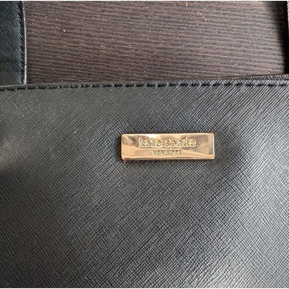 Kate Spade Newbury Lane Black Saffiano Leather Satchel bag - Picture 2 of 9